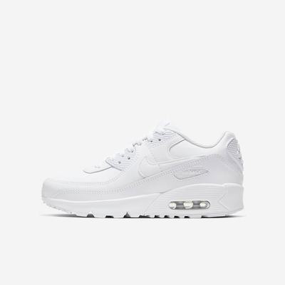 Tenisky Nike Air Max 90 LTR Detske Biele Metal Strieborne Biele | SK932174