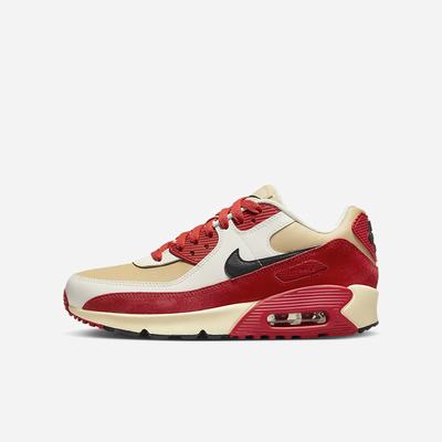 Tenisky Nike Air Max 90 LTR Detske Hnede Červené Čierne | SK071594