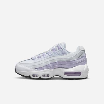 Tenisky Nike Air Max 95 Recraft Detske Biele Platina Nachový Metal Strieborne | SK630972