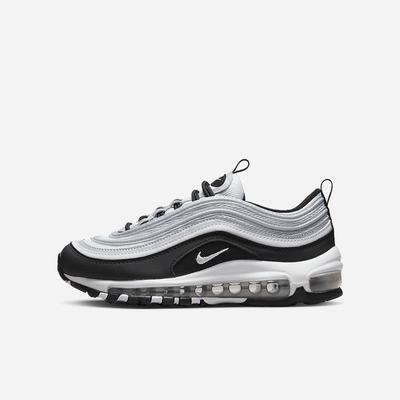 Tenisky Nike Air Max 97 Detske Čierne Strieborne Metal Strieborne Biele | SK720318