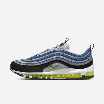 Tenisky Nike Air Max 97 OG Panske Modre Metal Strieborne Čierne Žlté | SK482365