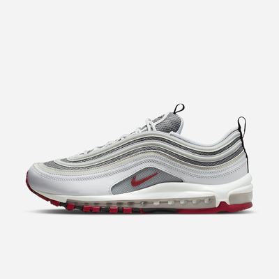 Tenisky Nike Air Max 97 Panske Biele Siva Červené | SK549108