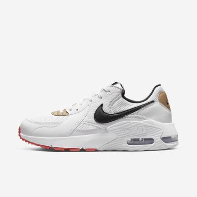 Tenisky Nike Air Max Excee Damske Biele Červené Metal Platina Čierne | SK318790