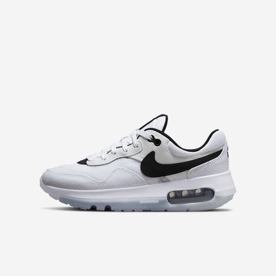 Tenisky Nike Air Max Motif Detske Biele Čierne | SK734802