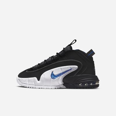 Tenisky Nike Air Max Penny Detske Čierne Biele Čierne Kráľovská Modrá | SK691750