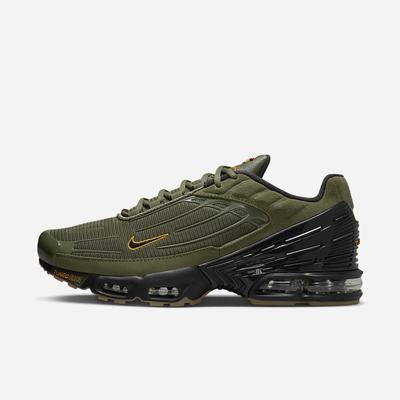 Tenisky Nike Air Max Plus 3 Panske Olivovo Zelená Zlate Svetlo Hnede Čierne | SK871940