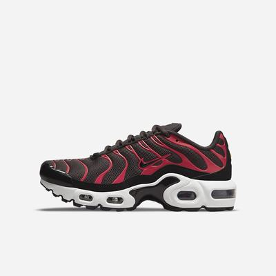 Tenisky Nike Air Max Plus Detske Siva Červené Biele Čierne | SK098742