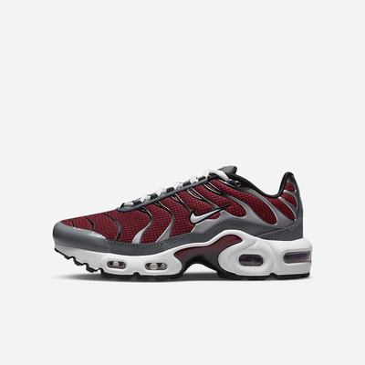 Tenisky Nike Air Max Plus Detske Červené Čierne Siva Biele | SK529437