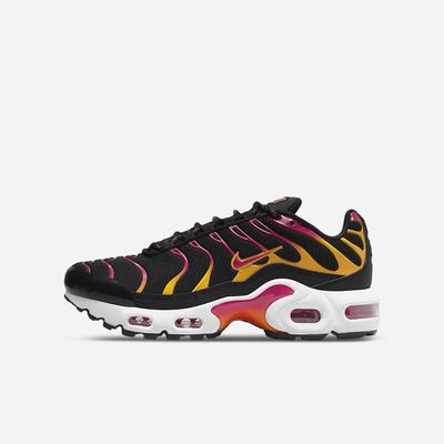 Tenisky Nike Air Max Plus Detske Čierne Biele Ruzove | SK573128