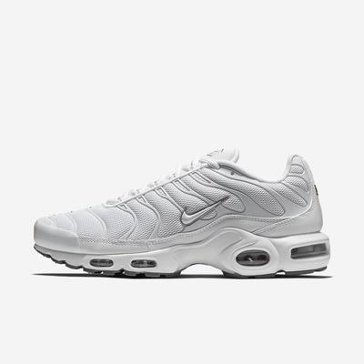 Tenisky Nike Air Max Plus Panske Biele Čierne Siva Biele | SK291864