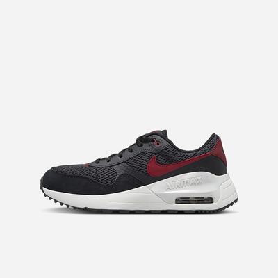 Tenisky Nike Air Max SYSTM Detske Čierne Tmavo Siva Biele Červené | SK346570