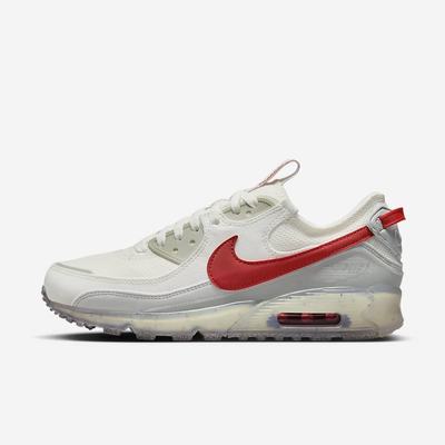 Tenisky Nike Air Max Terrascape 90 Panske Biele Platina Siva Červené | SK078534