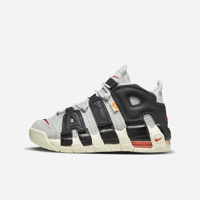 Tenisky Nike Air More Uptempo Detske Siva Oranžové Čierne Červené | SK439520