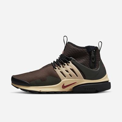 Tenisky Nike Air Presto Mid Utility Panske Hnede | SK942501