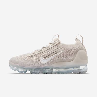 Tenisky Nike Air VaporMax 2021 FK Damske Béžové Metal Strieborne Biele | SK987463