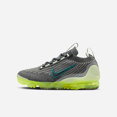 Tenisky Nike Air VaporMax 2021 FK Detske Tmavo Siva Čierne | SK290765