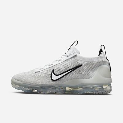 Tenisky Nike Air VaporMax 2021 FK Panske Biele Čierne Metal Strieborne Biele | SK032659