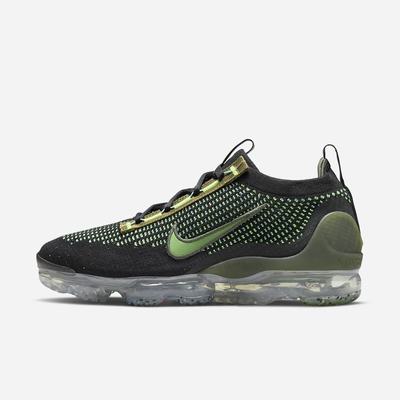 Tenisky Nike Air VaporMax 2021 FK Panske Čierne Hnedožltý Modre Svetlomodrá Tyrkysové | SK709342