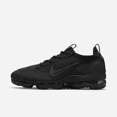 Tenisky Nike Air VaporMax 2021 FK Panske Čierne Tmavo Siva Čierne | SK802167