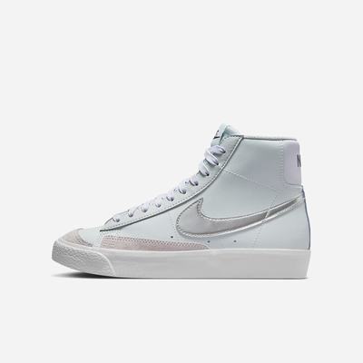 Tenisky Nike Blazer Mid '77 Detske Platina Nachový Modre Metal Strieborne | SK694108