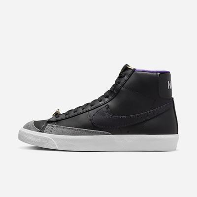 Tenisky Nike Blazer Mid '77 EMB Panske Čierne Siva Biele Nachový | SK209465