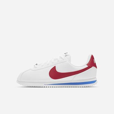 Tenisky Nike Cortez Basic Detske Biele Kráľovská Modrá Čierne Červené | SK043256