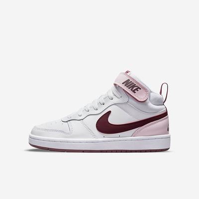 Tenisky Nike Court Borough Mid 2 Detske Biele Ruzove | SK178695