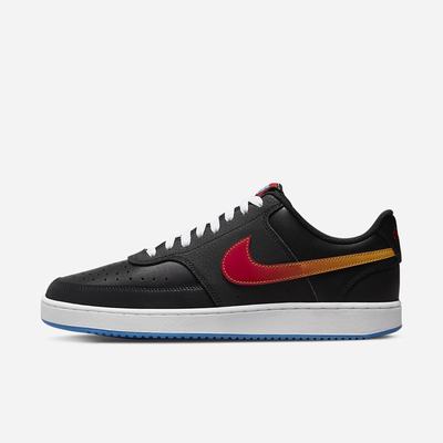 Tenisky Nike Court Vision Low Panske Čierne Červené Zlate Viacfarebný | SK940753