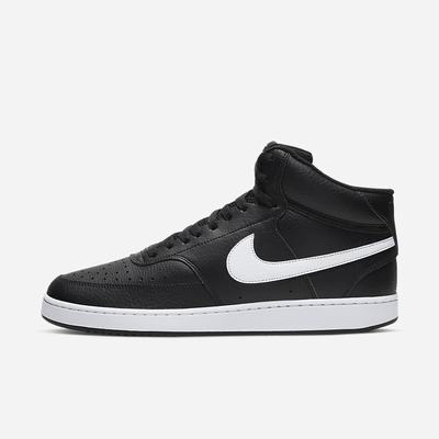 Tenisky Nike Court Vision Mid Panske Čierne Biele | SK401532