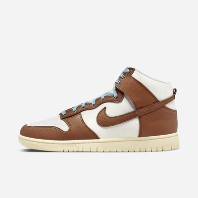 Tenisky Nike Dunk High Retro Premium Panske Hnede Modre | SK560129