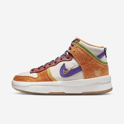 Tenisky Nike Dunk High Up Premium Damske Béžové Nachový | SK068792