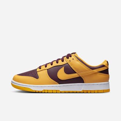 Tenisky Nike Dunk Low Retro Panske Zlate Biele Tmavo Bordove Zlate | SK312680