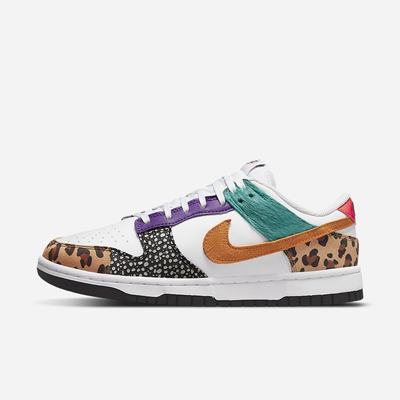 Tenisky Nike Dunk Low SE Damske Biele Modre Svetlomodrá Tyrkysové Nachový | SK362705