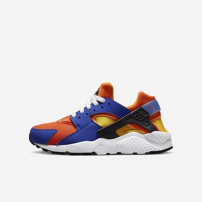 Tenisky Nike Huarache Run Detske Kráľovská Modrá Oranžové Čierne Žlté | SK897432