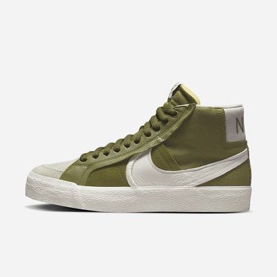 Tenisky Nike SB Zoom Blazer Mid Premium Plus Panske Olivovo Zelená | SK842509