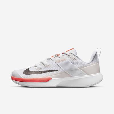 Tenisove Tenisky Nike NikeCourt Vapor Lite Damske Biele Svetlo Červené Metal | SK427018