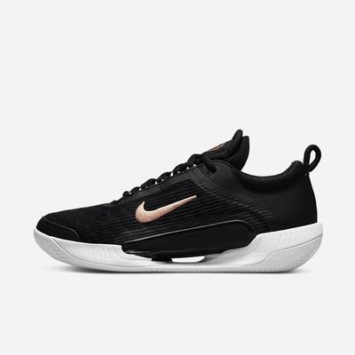 Tenisove Tenisky Nike NikeCourt Zoom NXT Damske Čierne Biele Tmavo Siva Metal Červené | SK149052