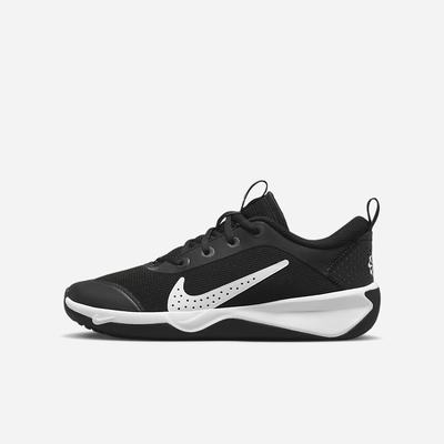 Tenisove Tenisky Nike Omni Multi-Court Detske Čierne Biele | SK450672